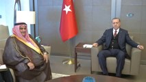 Cumhurbaşkanı Erdoğan, Bahreyn Dışişleri Bakanı Al-Khalıfa'yı Kabul Ediyor