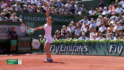 Roland-Garros 2017 : Jelena Ostapenko est rentrée de plein pied dans cette finale ! (1-0)