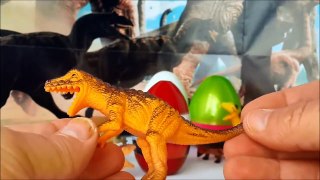 Opening Big Surprise Egds Jurassic World Dinosaur Toys Kids Video