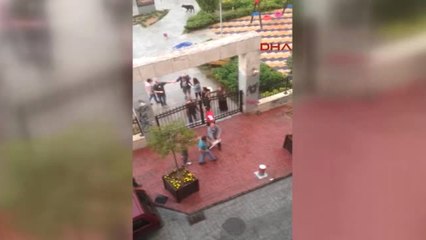 Cihangir'de "Köpek Gezdirme Tartışması"Nda Vantilatör Ayağıyla Saldırı