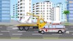 Pequeño Camiónes con Carros Constructores - El lavado de autos - Camiónes infantiles - Carritos