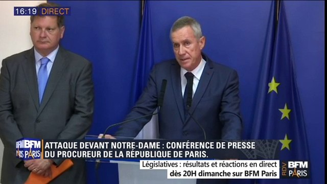 François Molins en dit plus sur l'assaillant de Notre-Dame de Paris, un novice