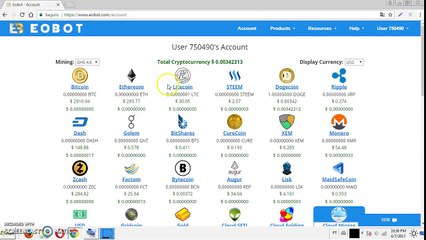 EOBOT uma ótima oportunidade para mineração.