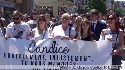 Marche blanche en mémoire de Candice