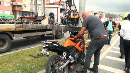 Bu kazaya midibüs sürücüsü bile inanamadı...