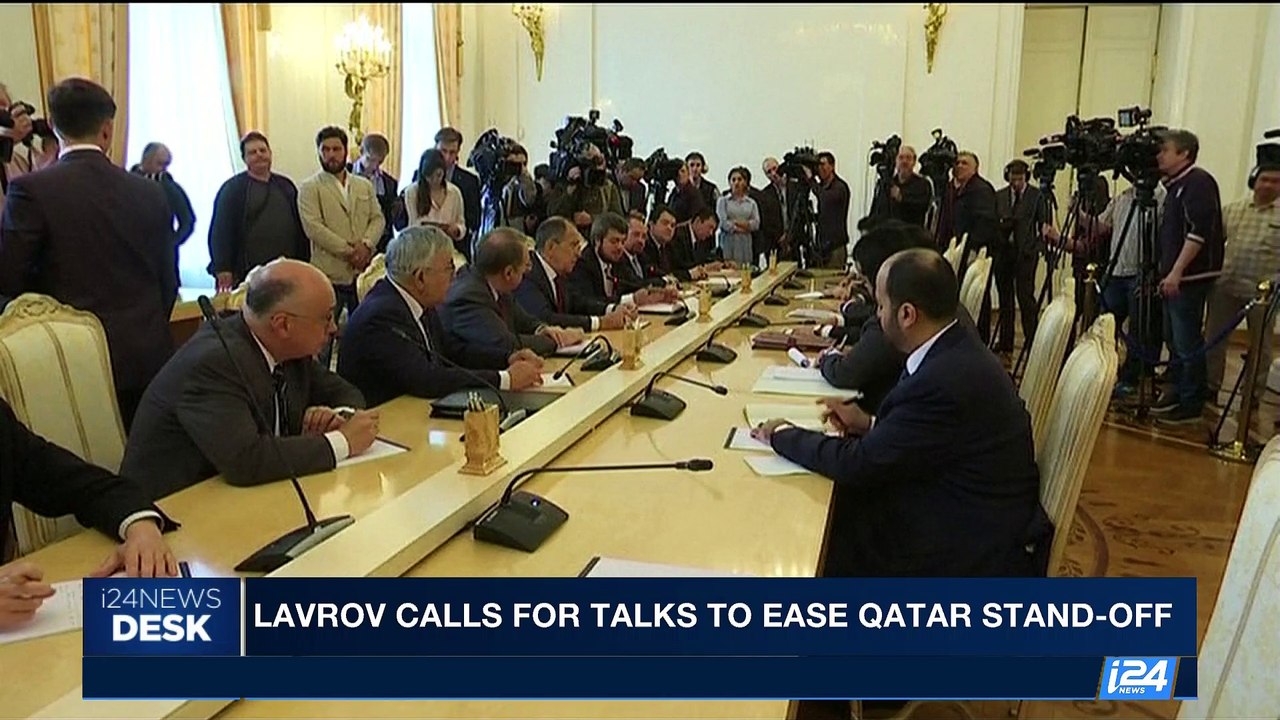 i24NEWS DESK | Lavrov calls for talks to ease Qatar stand-off | Saturday, June 10th 2017