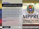 Venezuela lamenta fallecimiento de Miguel D'Escoto