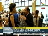 Nicaragua da el último adiós al padre Miguel D'Escoto