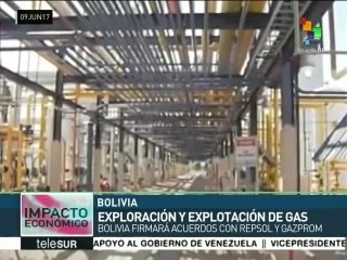 Bolivia firmará acuerdos en explotación de gas con Repsol y Gazprom