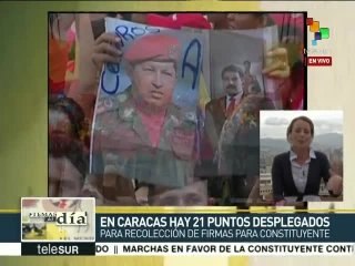 Video herunterladen: Venezolanos salen a las calles en apoyo a la asamblea constituyente