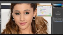 Mudando a cor dos olhos da Ariana Grande/Changing the color of Ariana Grande's eyes