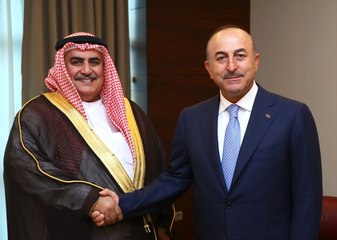 Çavuşoğlu-Al Halife Ortak Basın Toplantısı (1) - Istanbul