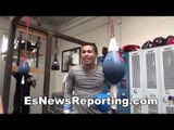 mexican boxing star jose felix jr working out - EsNews boxing