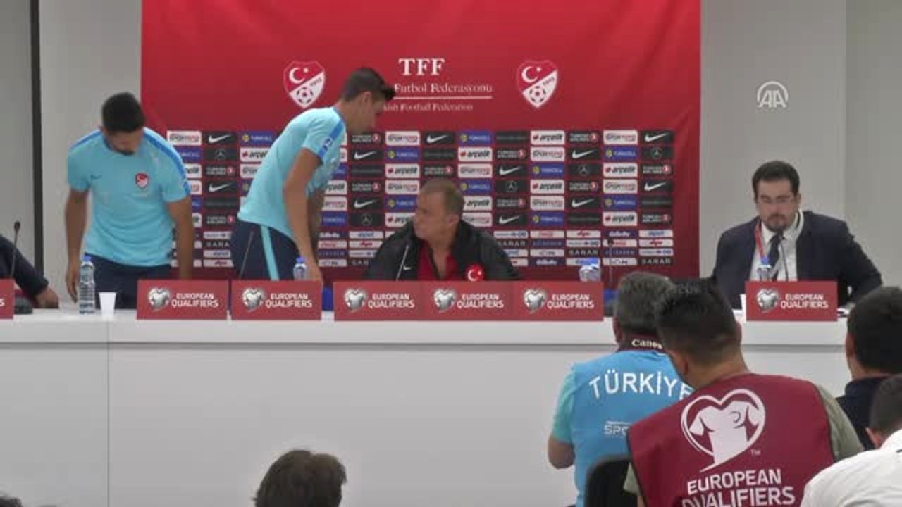 Türkiye Futbol Direktörü Terim, Basın Toplantısı (1) - Maç Sonrası Tüm Açıklamaları Yapacağım