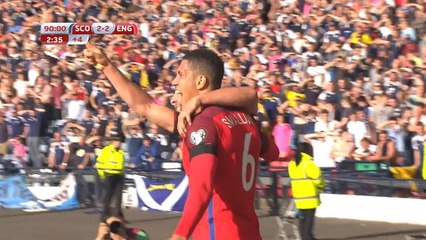 Qualifications Coupe du Monde 2018 - La fin de match incroyable entre l'Ecosse et l'Angleterre !