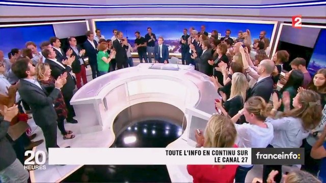Dernier 20 heures de David Pujadas sur France 2: hommage et reportage de la rédaction
