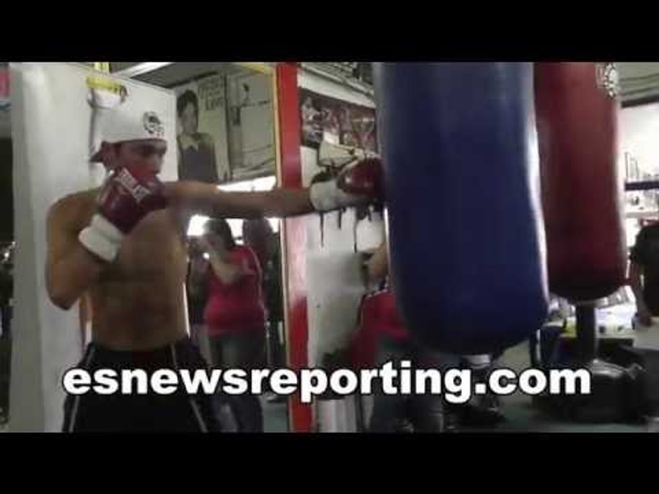 Nick Arce Kiling The Heavy Bag