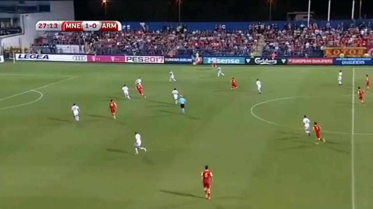 Stevan Jovetic GOAL HD - Montenegro 2-0 Armenia 10.06.2017