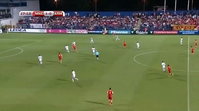 Stevan Jovetic GOAL HD - Montenegro 2-0 Armenia 10.06.2017