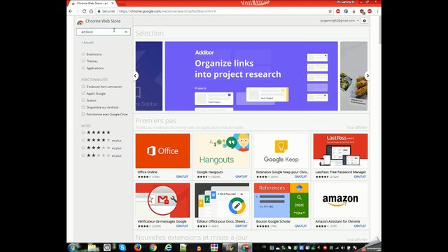 Comment avoir des ad block [Extension de Google Chrome]