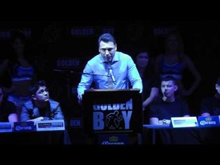 oscar de la hoya los angeles press conference EsNews