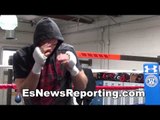 boxing star mike lee shadow boxing - EsNews