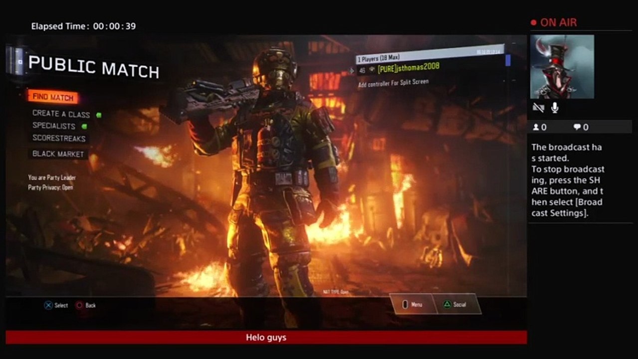 jsthomas2008's Live PS4 Broadcast