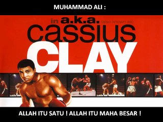 Ketika CASSIUS CLAY (MUHAMMAD ALI) Berdakwah Di Komunitas Kristen AS׃ “Allah Itu Satu & Maha Besar.“