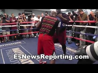 mayweather vs pacquiao goossen gives edge to floyd - EsNews