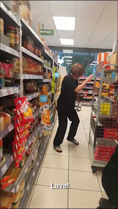 the floor is lava supermarket edition 