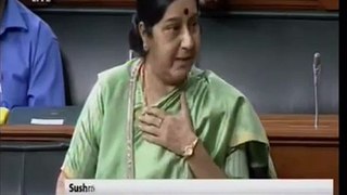 Sushma Swaraj Teaches Opposition Leader 234234were