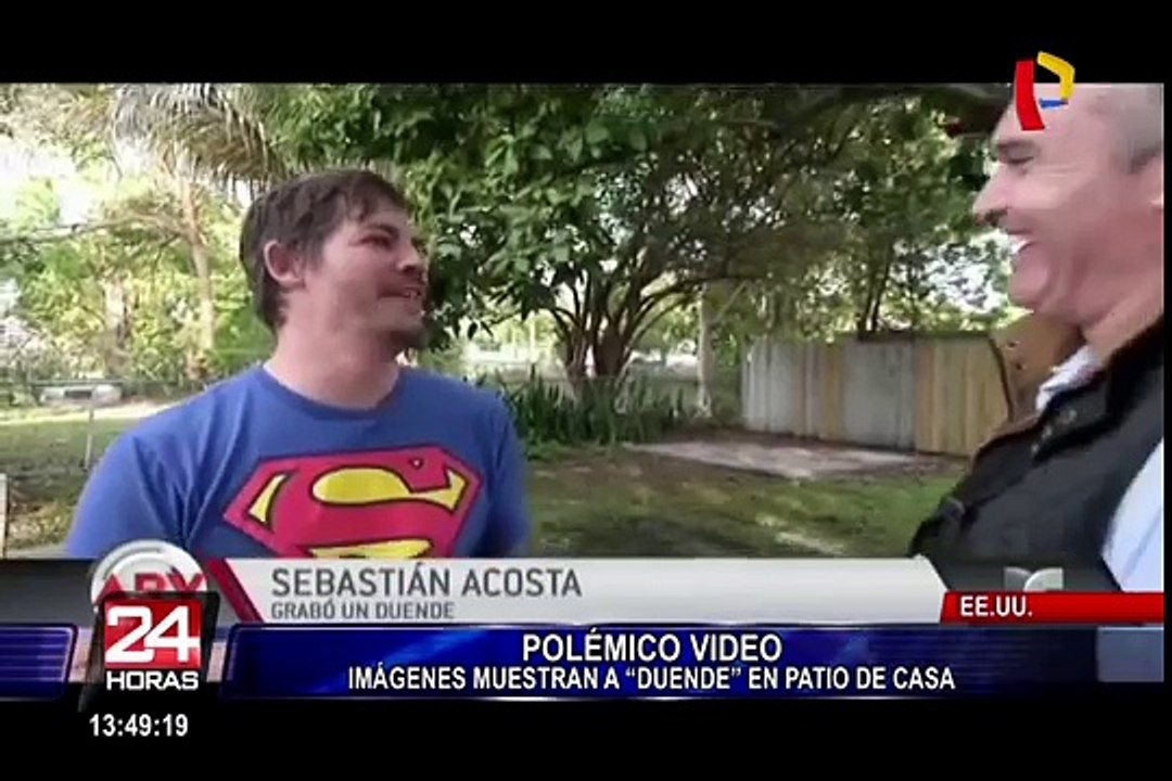 EEUU: captan a supuesto duende en patio de casa