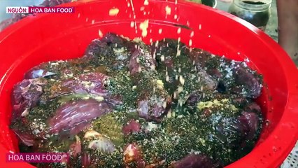 ĂN THỬ VÀ CẢM NHẬN - THỊT TRÂU GÁC BẾP CỦA HOABANFOOD - THƠ NGUYỄN - THO NGUYEN