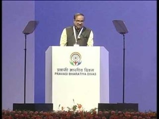 Central Minister Ananth Kumar in Pravasi Bharatiya Divas at Bengaluru