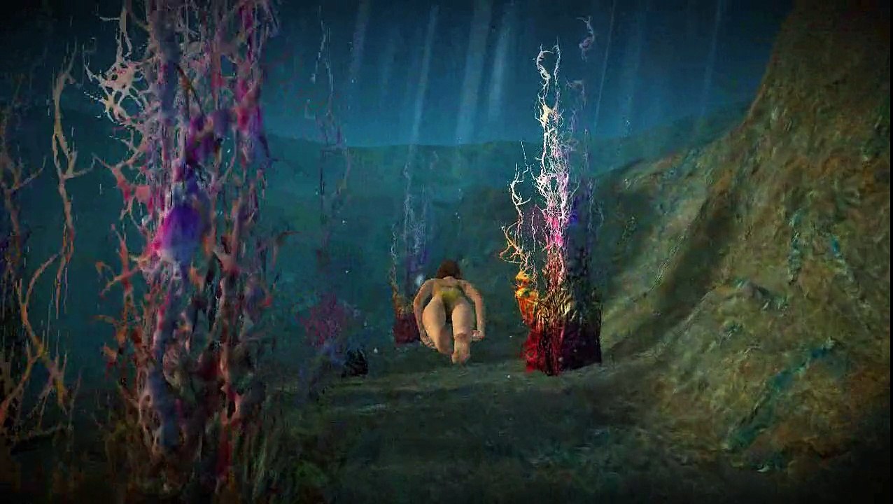 Guild Wars 2 (Sexy Bikini Girl) Underwater Exploration no.3