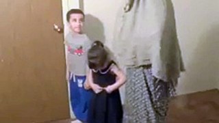 Hahaha most funny children offering  pray with a ghost (must watch