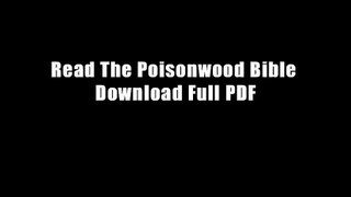 Read The Poisonwood Bible Download Full PDF