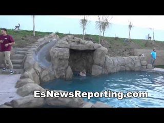 Robert Garcia mom whoops ATG at roberts Bday party - EsNews