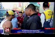 Huacho: Venezolano que vendía arepas rompió en llanto al ser intervenido por municipales y esto pasó