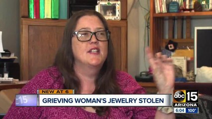 Woman burglarized grieving mother's death