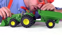 Tractor toy for toddlers - Learn colors and toys and animals for children _ Blippi