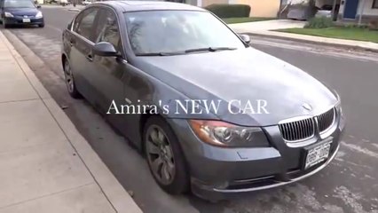 My Sister Amira's Excitement of Owning a First New Car - BMW 325i vs Honda Civic LX