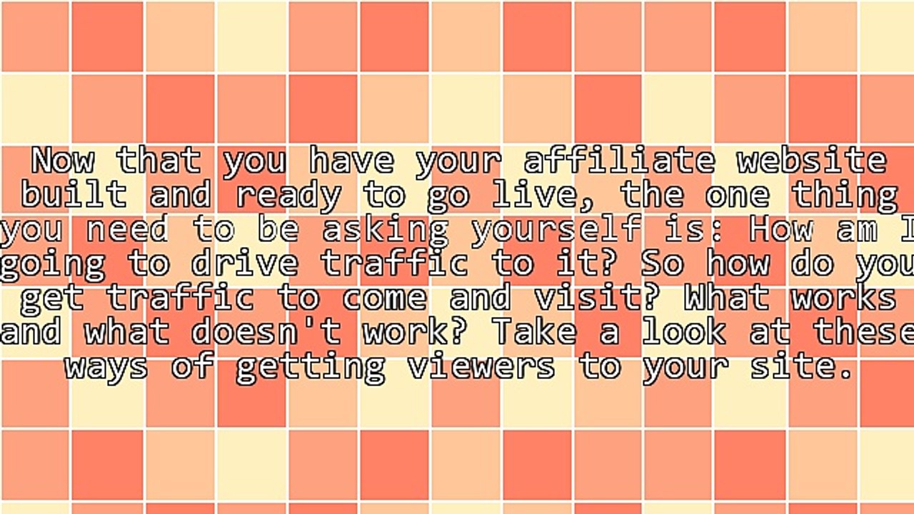 How To Get Traffic To Your Affiliate Marketing Website