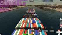 European Ship Simulator - #13 Docking a container ship to port of Rotterdam p2 of 2