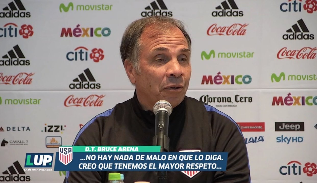 En conferencia de prensa el D.T. de Estados Unidos