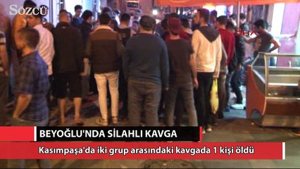 Beyoğlu'nda silahlı kavga