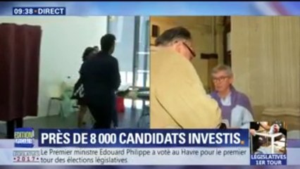 Législatives: Mounir Mahjoubi a voté à Paris