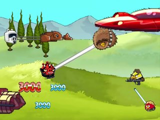 Angry Birds Star Wars Battle in Arena
