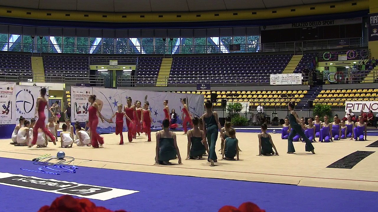 COREOGRAFICO ATLETE EUROGYMNICA - APERTURA ITA/USA