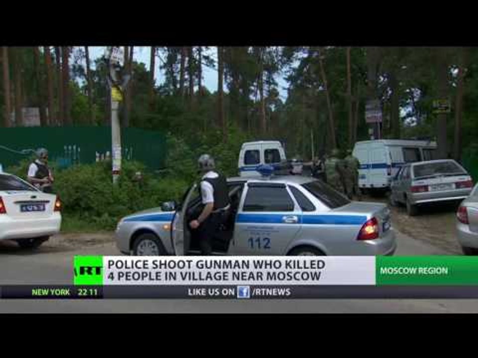 Shooter randomly fired at by-passers near Moscow, killing 4 people